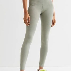 H&M cotton jersey leggings light NEW WITH TAGS